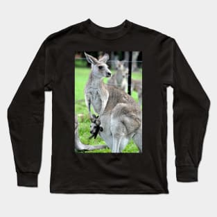 Australie - Newcastle, Kangourou Long Sleeve T-Shirt